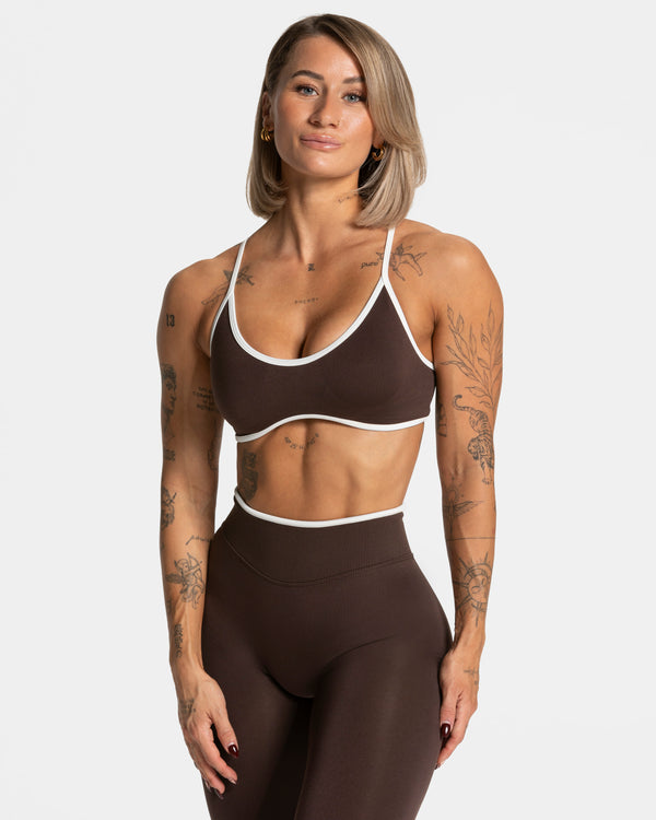 Brassière TEVEO Contrastline - Espresso